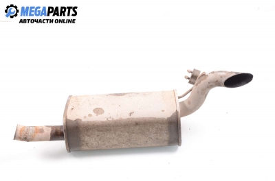 Muffler for Fiat Punto 1.7 TD, 63 hp, 1999